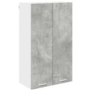 Hængeskab med dør Beton Grå 60 x 31 x 100 cm Konstrueret træ