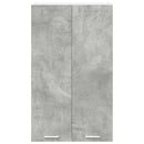 Hængeskab med dør Beton Grå 60 x 31 x 100 cm Konstrueret træ