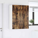 Hængeskab med dør Røget eg 80 x 31 x 100 cm Konstrueret træ