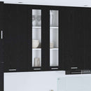 Hængeskab Sort eg 60 x 31 x 100 cm Konstrueret træ