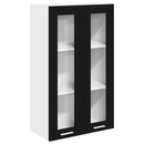 Hængeskab Sort eg 60 x 31 x 100 cm Konstrueret træ