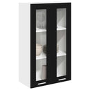 Hængeskab Sort eg 60 x 31 x 100 cm Konstrueret træ