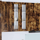 Hængeskab med dør Røget eg 60 x 31 x 100 cm Konstrueret træ