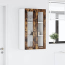 Hængeskab med dør Røget eg 60 x 31 x 100 cm Konstrueret træ
