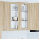 Hængeskab Sonoma eg 80 x 31 x 100 cm Konstrueret træ
