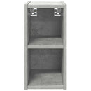 Hængeskab Beton Grå 20 x 29,5 x 40 cm Konstrueret træ