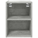 Hængeskab Beton Grå 30 x 29,5 x 40 cm Konstrueret træ