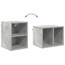 Hængeskab Beton Grå 30 x 29,5 x 40 cm Konstrueret træ