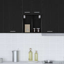 Hængeskab Sort eg 40 x 29,5 x 40 cm Konstrueret træ