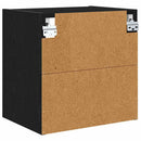 Hængeskab Sort eg 40 x 29,5 x 40 cm Konstrueret træ