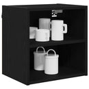 Hængeskab Sort eg 40 x 29,5 x 40 cm Konstrueret træ