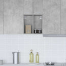 Hængeskab Beton Grå 40 x 29,5 x 40 cm Konstrueret træ