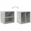 Hængeskab Beton Grå 40 x 29,5 x 40 cm Konstrueret træ