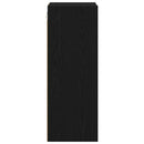 Hængeskab Sort eg 30 x 29,5 x 80 cm Konstrueret træ