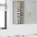 Hængeskab Beton Grå 30 x 29,5 x 80 cm Konstrueret træ