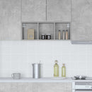 Hængeskab Beton Grå 30 x 29,5 x 80 cm Konstrueret træ