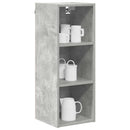 Hængeskab Beton Grå 30 x 29,5 x 80 cm Konstrueret træ