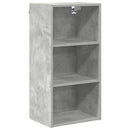 Hængeskab Beton Grå 40 x 29,5 x 80 cm Konstrueret træ
