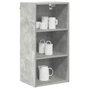 Hængeskab Beton Grå 40 x 29,5 x 80 cm Konstrueret træ