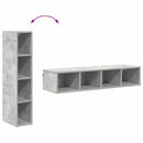 Hængeskab Beton Grå 20 x 29,5 x 100 cm Konstrueret træ