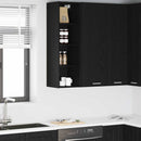 Hængeskab Sort eg 30 x 29,5 x 100 cm Konstrueret træ