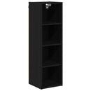 Hængeskab Sort eg 30 x 29,5 x 100 cm Konstrueret træ