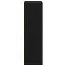 Hængeskab Sort eg 30 x 29,5 x 100 cm Konstrueret træ
