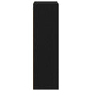 Hængeskab Sort eg 40 x 29,5 x 100 cm Konstrueret træ