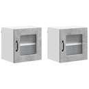 Panel til opvaskemaskine Kalmar 2 pcs Beton Grå 40 x 31 x 40 cm