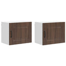 Panel til opvaskemaskine Kalmar 2 pcs Brun eg 50 x 31 x 40 cm