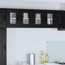 Panel til opvaskemaskine Kalmar Sort 60 x 31 x 40 cm