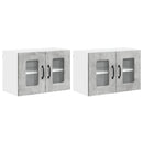 Panel til opvaskemaskine Kalmar 2 pcs Beton Grå 60 x 31 x 40 cm