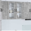Panel til opvaskemaskine Kalmar 2 pcs Beton Grå 40 x 31 x 80 cm