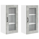 Panel til opvaskemaskine Kalmar 2 pcs Beton Grå 40 x 31 x 80 cm