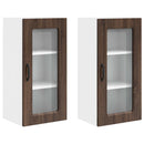 Panel til opvaskemaskine Kalmar 2 pcs Brun eg 40 x 31 x 80 cm