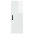 Panel til opvaskemaskine Kalmar Høj gloss hvid 30 x 31 x 80 cm