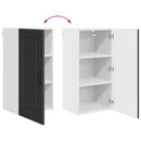 Panel til opvaskemaskine Kalmar Sort 40 x 31 x 80 cm