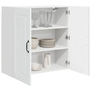 Panel til opvaskemaskine Kalmar Høj gloss hvid 80 x 31 x 80 cm