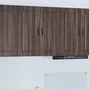 Panel til opvaskemaskine Kalmar Brun eg 80 x 31 x 80 cm