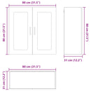 Panel til opvaskemaskine Kalmar Hvid 80 x 31 x 80 cm