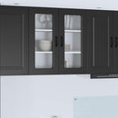 Panel til opvaskemaskine Kalmar Sort 80 x 31 x 80 cm