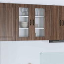 Panel til opvaskemaskine Kalmar Brun eg 80 x 31 x 80 cm