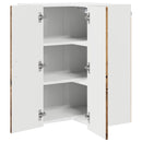 Panel til opvaskemaskine Kalmar Gammelt træ 57 x 57 x 80 cm