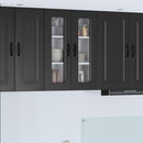 Panel til opvaskemaskine Kalmar Sort 60 x 31 x 80 cm