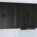 Panel til opvaskemaskine Kalmar Sort 30 x 31 x 100 cm