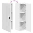 Panel til opvaskemaskine Kalmar Høj gloss hvid 30 x 31 x 100 cm