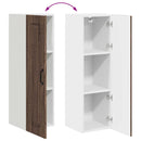 Panel til opvaskemaskine Kalmar Brun eg 30 x 31 x 100 cm