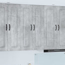Panel til opvaskemaskine Kalmar Beton Grå 60 x 31 x 100 cm