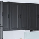 Panel til opvaskemaskine Kalmar Sort 80 x 31 x 100 cm