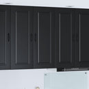 Panel til opvaskemaskine Kalmar Sort 80 x 31 x 100 cm